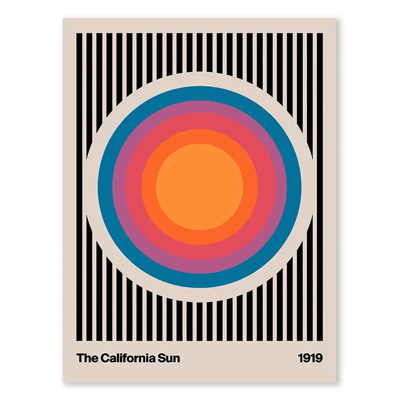 Tableau Minimaliste Coloré