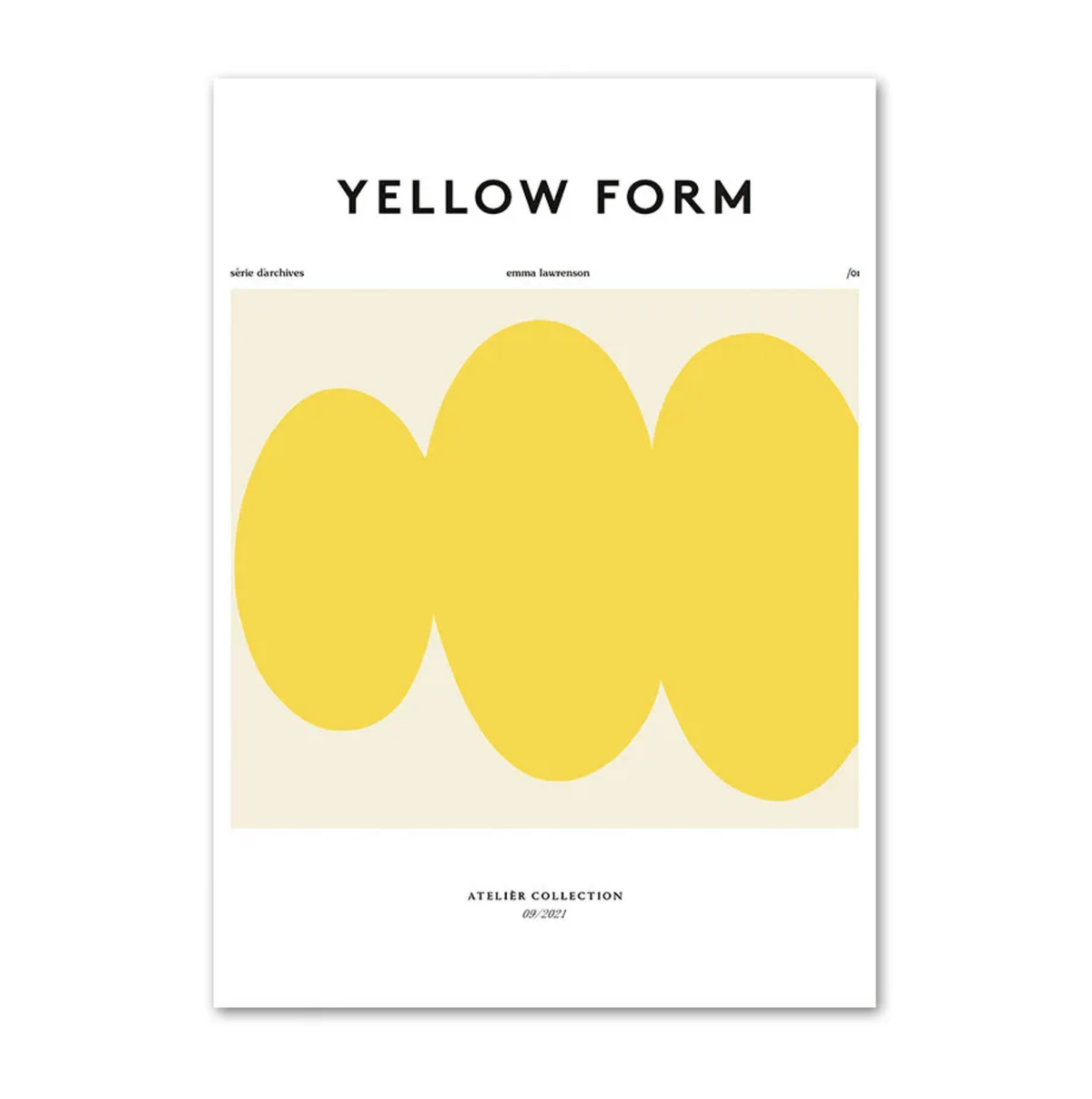 Tableau Abstrait Bleu Jaune