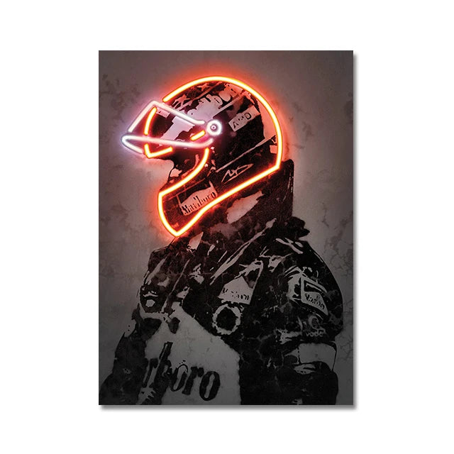 Tableau Pilotes Course Néon