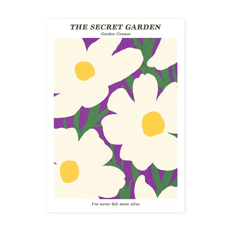 Tableau Botanique Jardin Secret