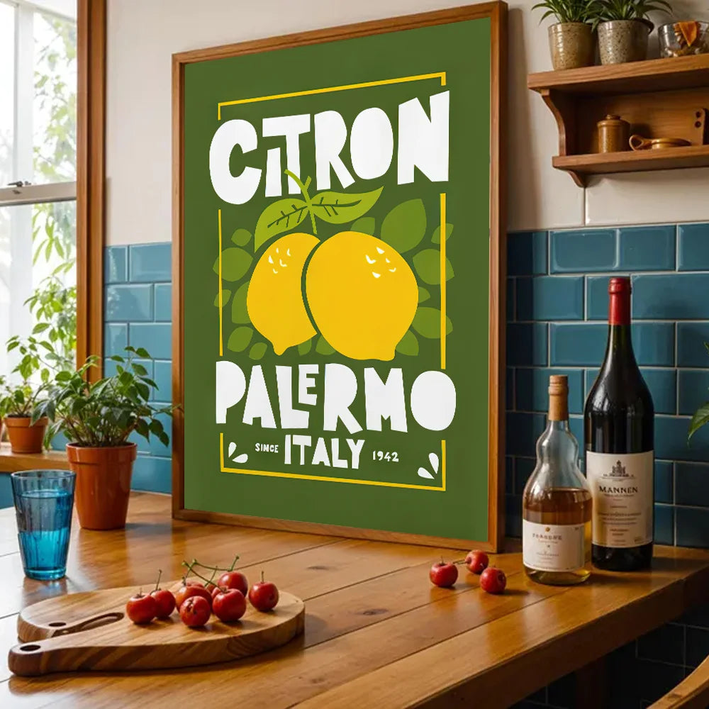 Tableau Italie Gourmande Vintage