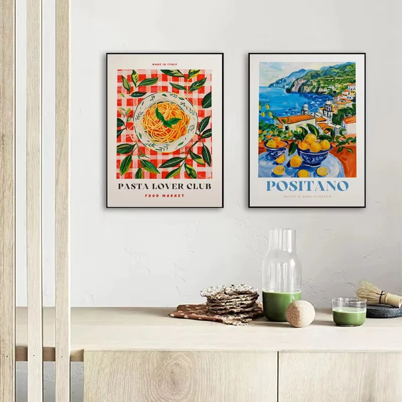 Tableau Spaghetti Méditerranéen