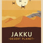Tableau Planètes Star Wars Vintage