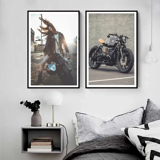 Tableau Motard Photographie