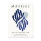 Tableau Matisse Bleu Moderne