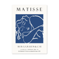 Tableau Matisse Bleu Moderne