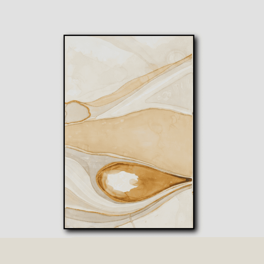 Tableau Beige et Marron