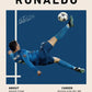 Tableau Cristiano Ronaldo Retourné Acrobatique