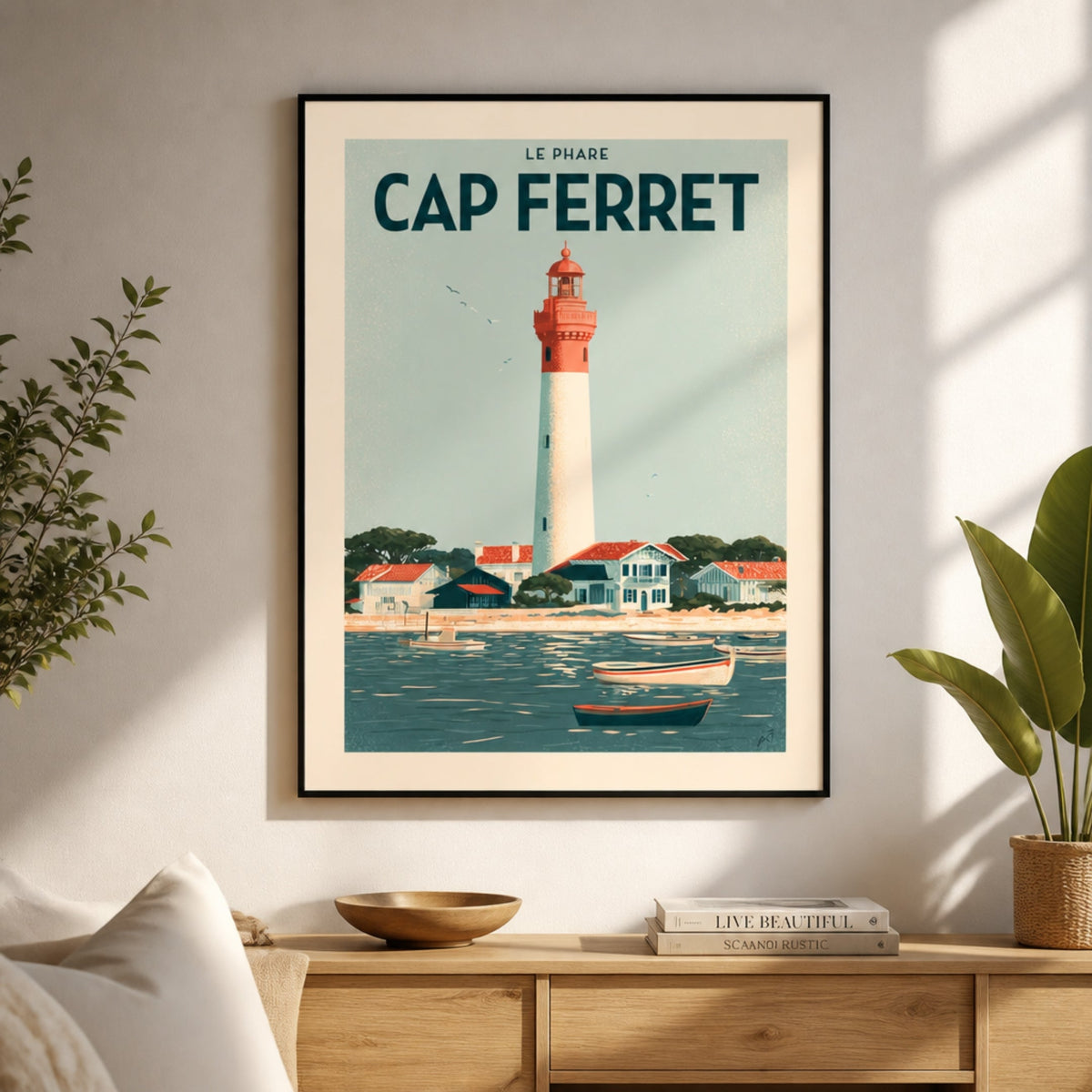 Affiche Cap Ferret pour salon