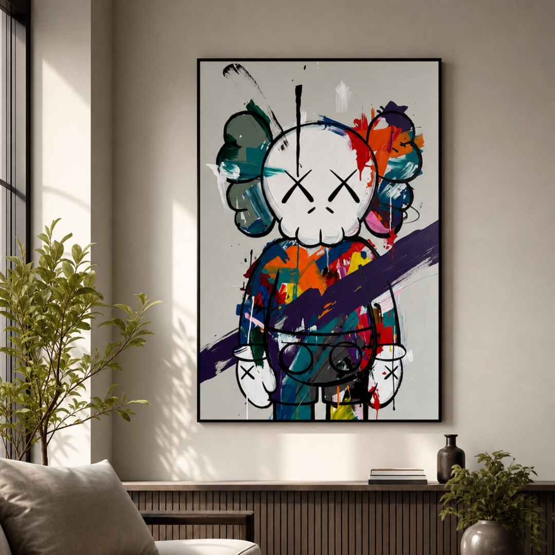 Affiche Kaws Artwork pour salon