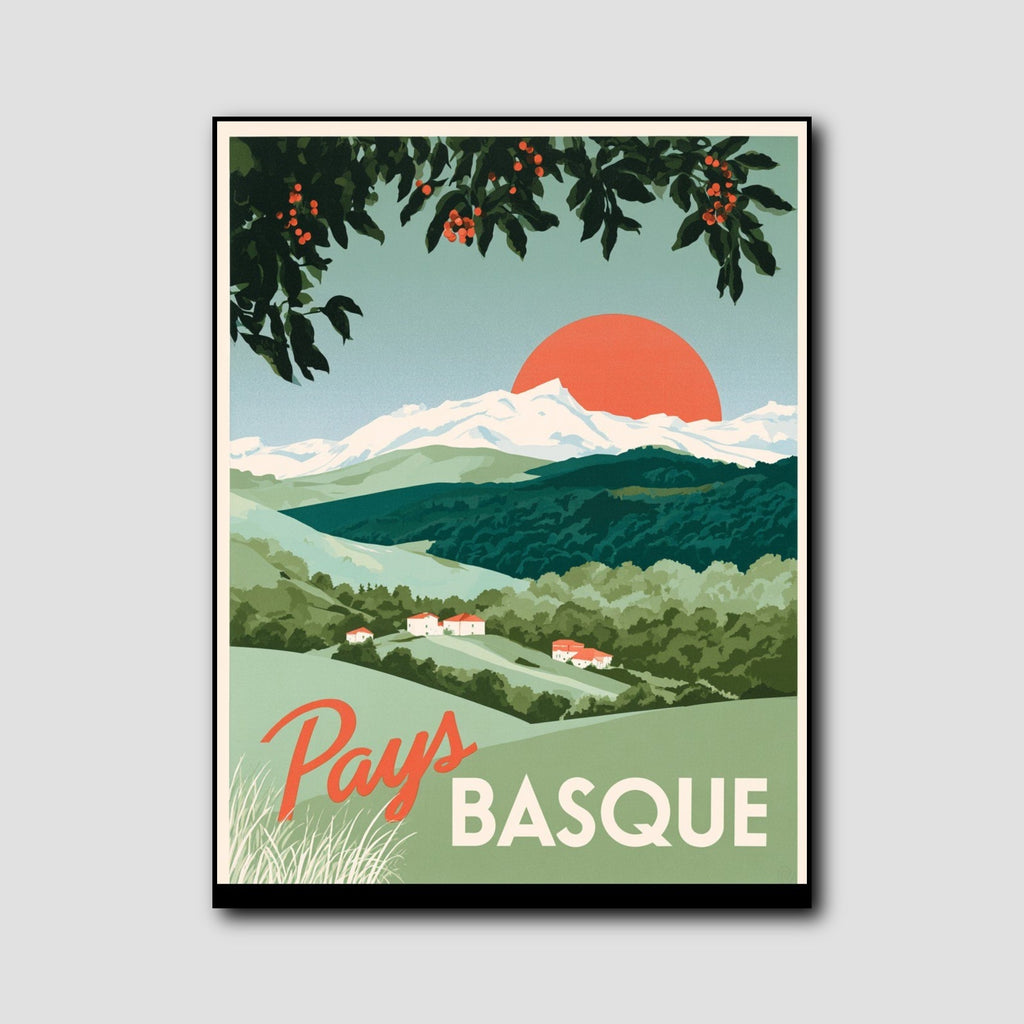 Affiche Pays Basque style 2