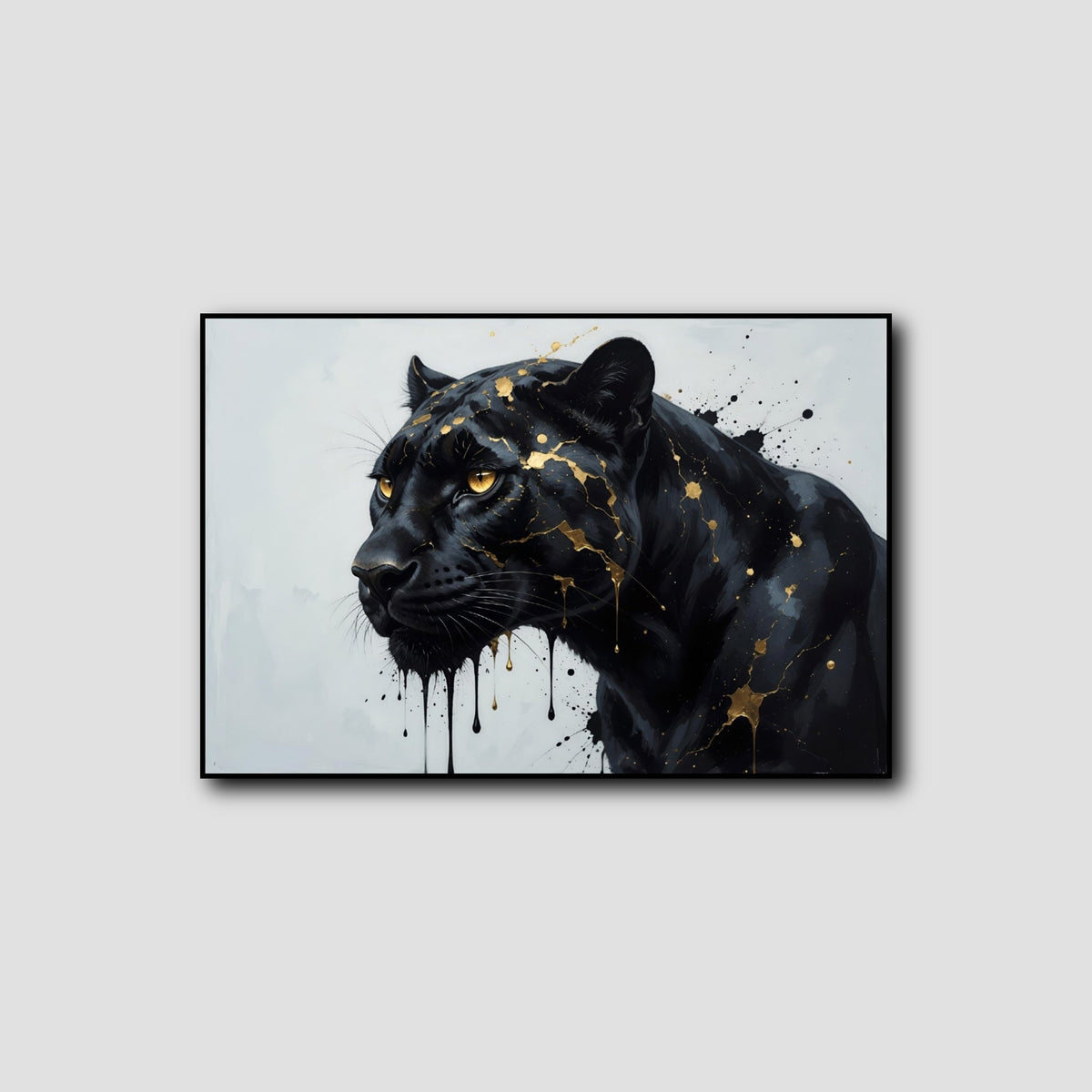Cadre Panthère Noire style 1