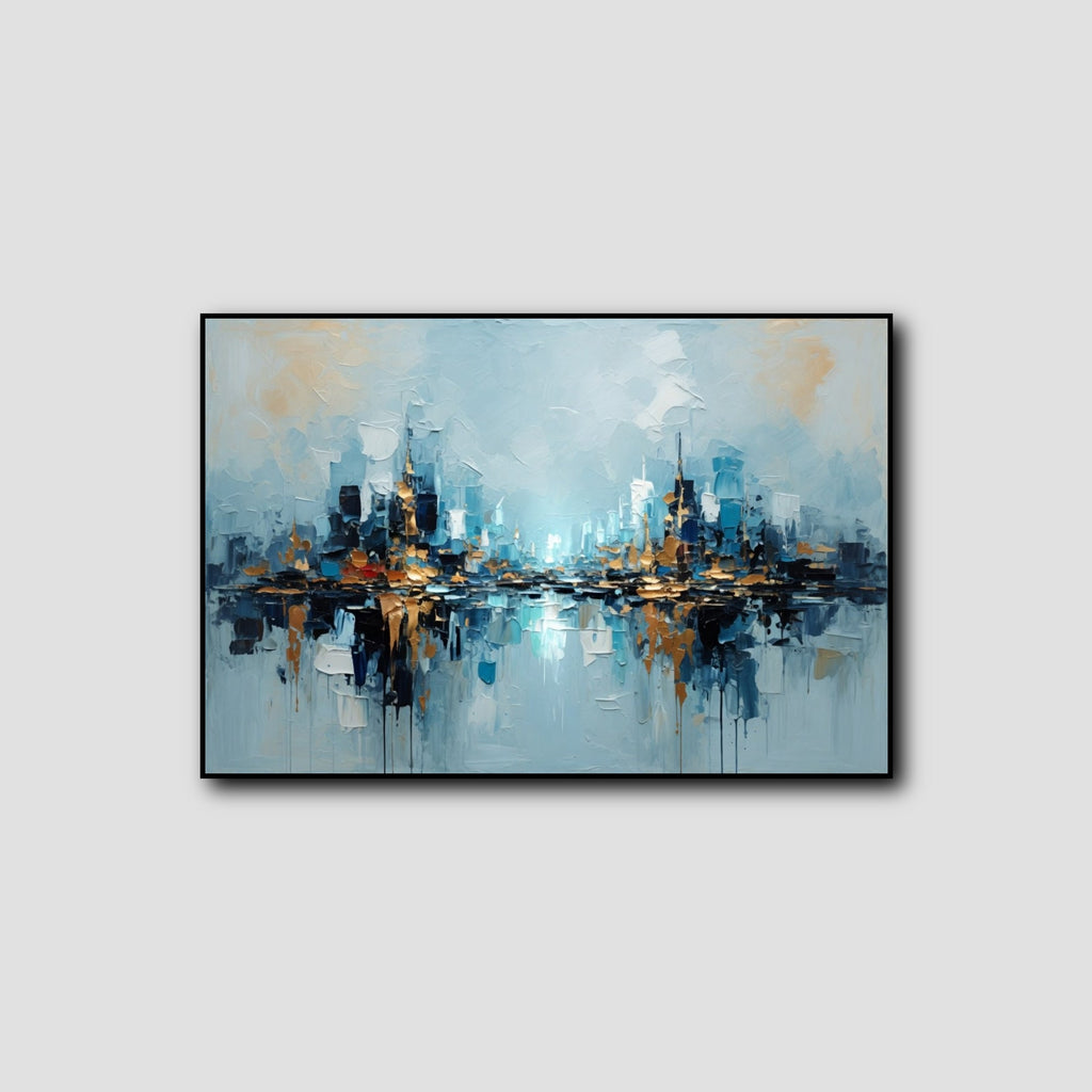 Peinture Abstraite Bleue style 1