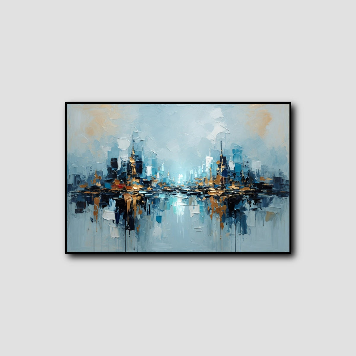 Peinture Abstraite Bleue style 1
