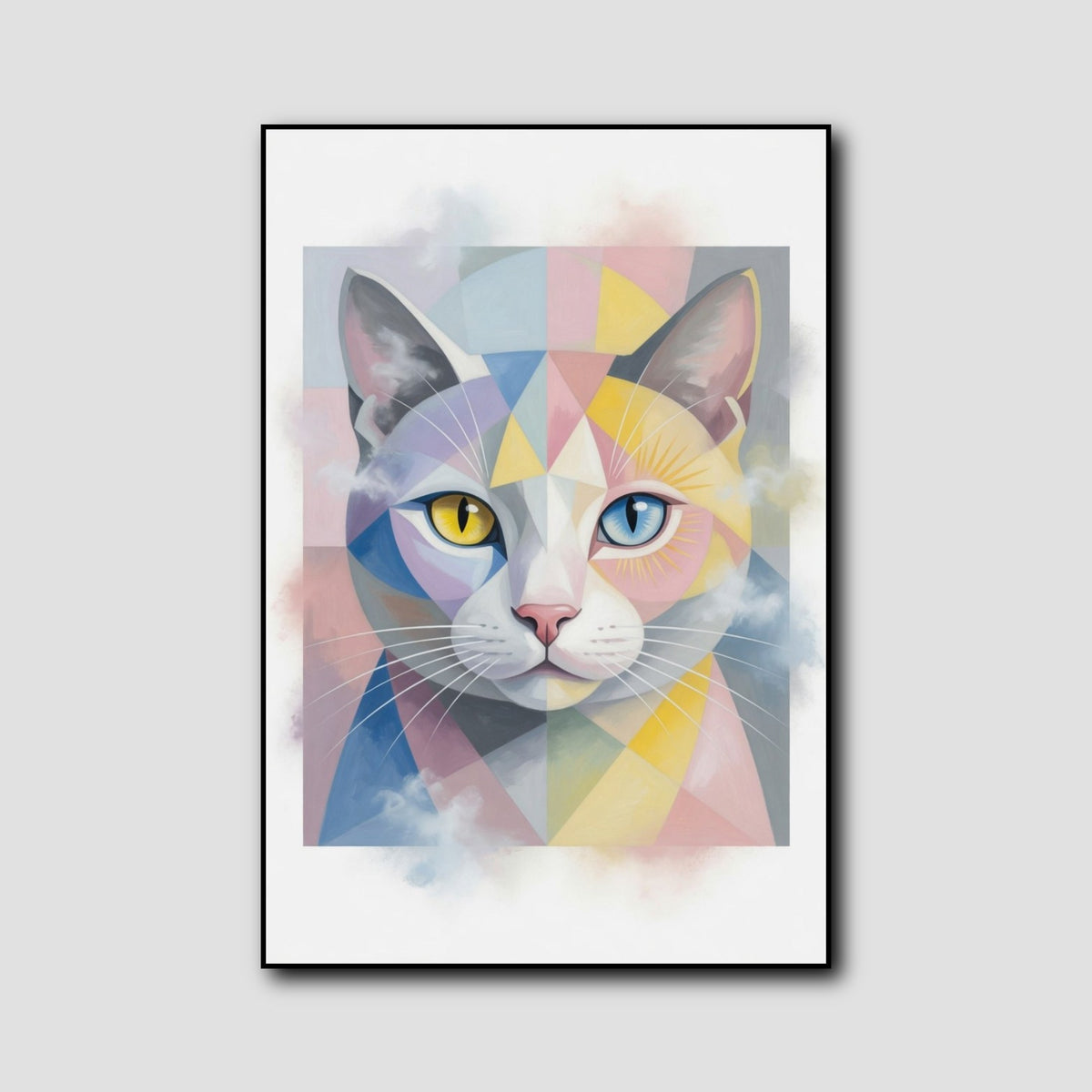 Peinture Abstraite Chat style 1