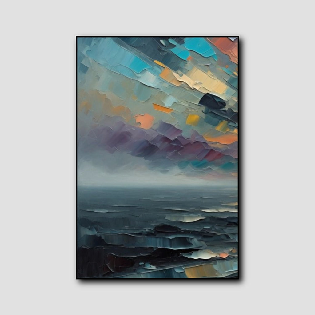 Peinture Abstraite au Couteau style 1
