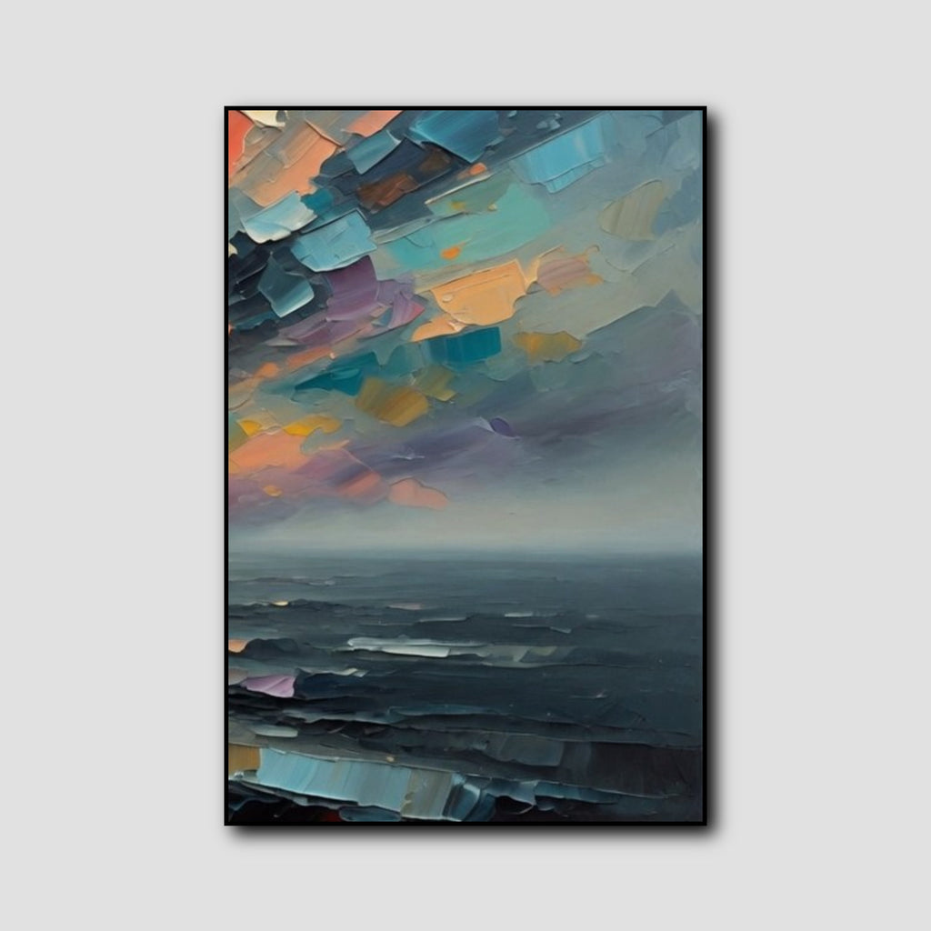 Peinture Abstraite au Couteau style 3