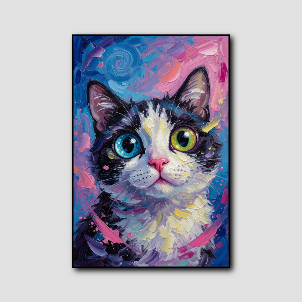 Peinture Acrylique Chat style 1