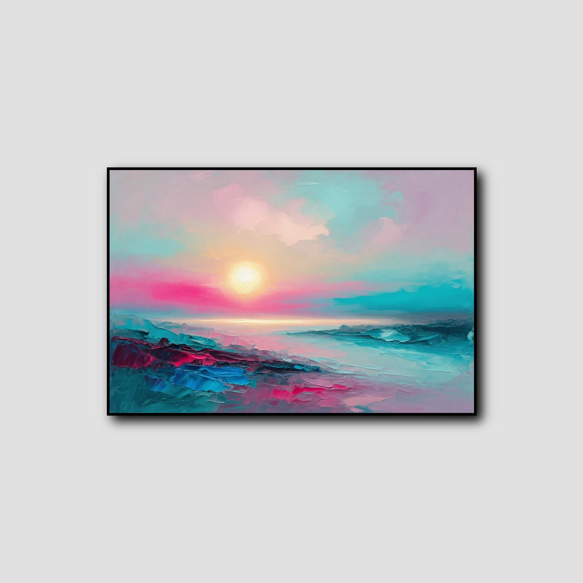 Peinture Bord de Mer Abstrait style 1