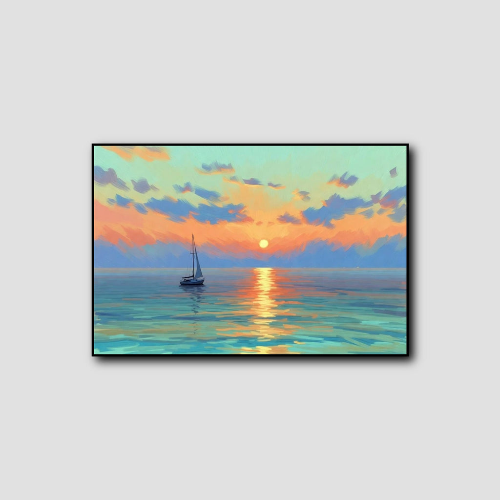 Peinture Bord de Mer Moderne style 1