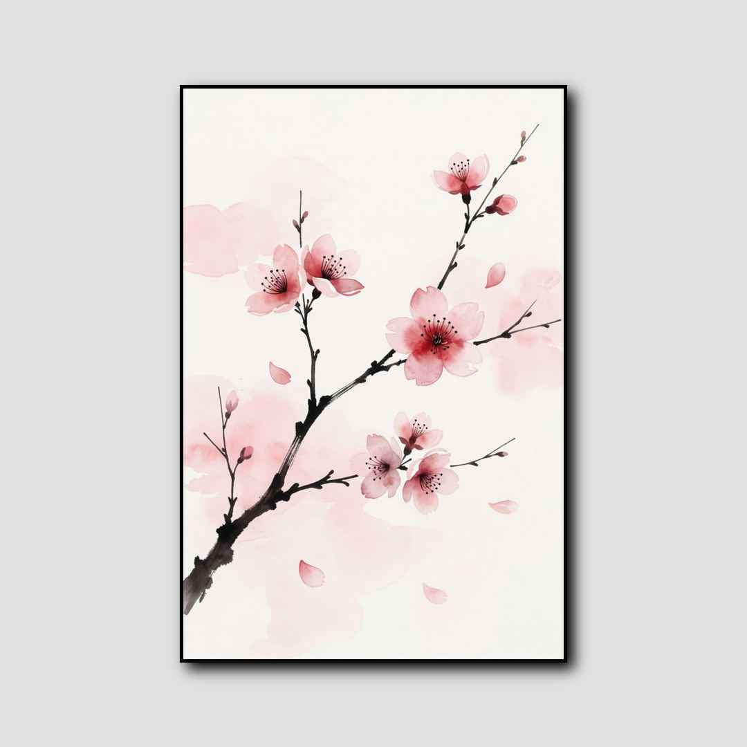 Peinture Cerisier Japonais style 1