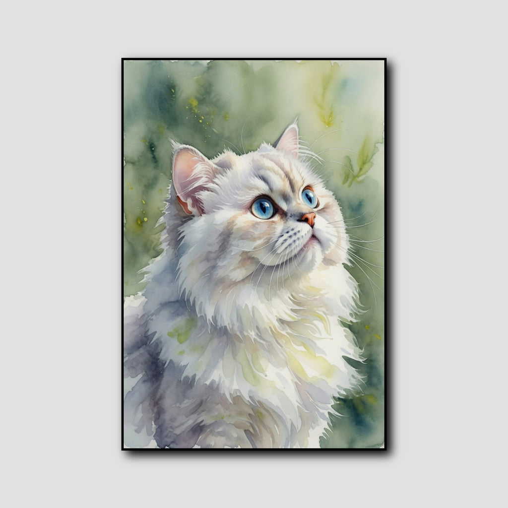 Peinture Chat Persan style 1