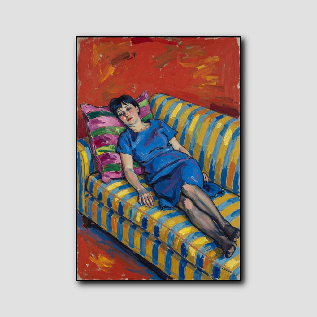 Peinture Femme Allongée style 1