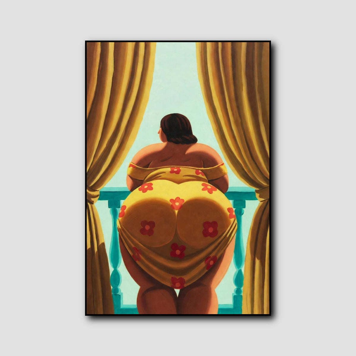 Peinture Femme Ronde style 1
