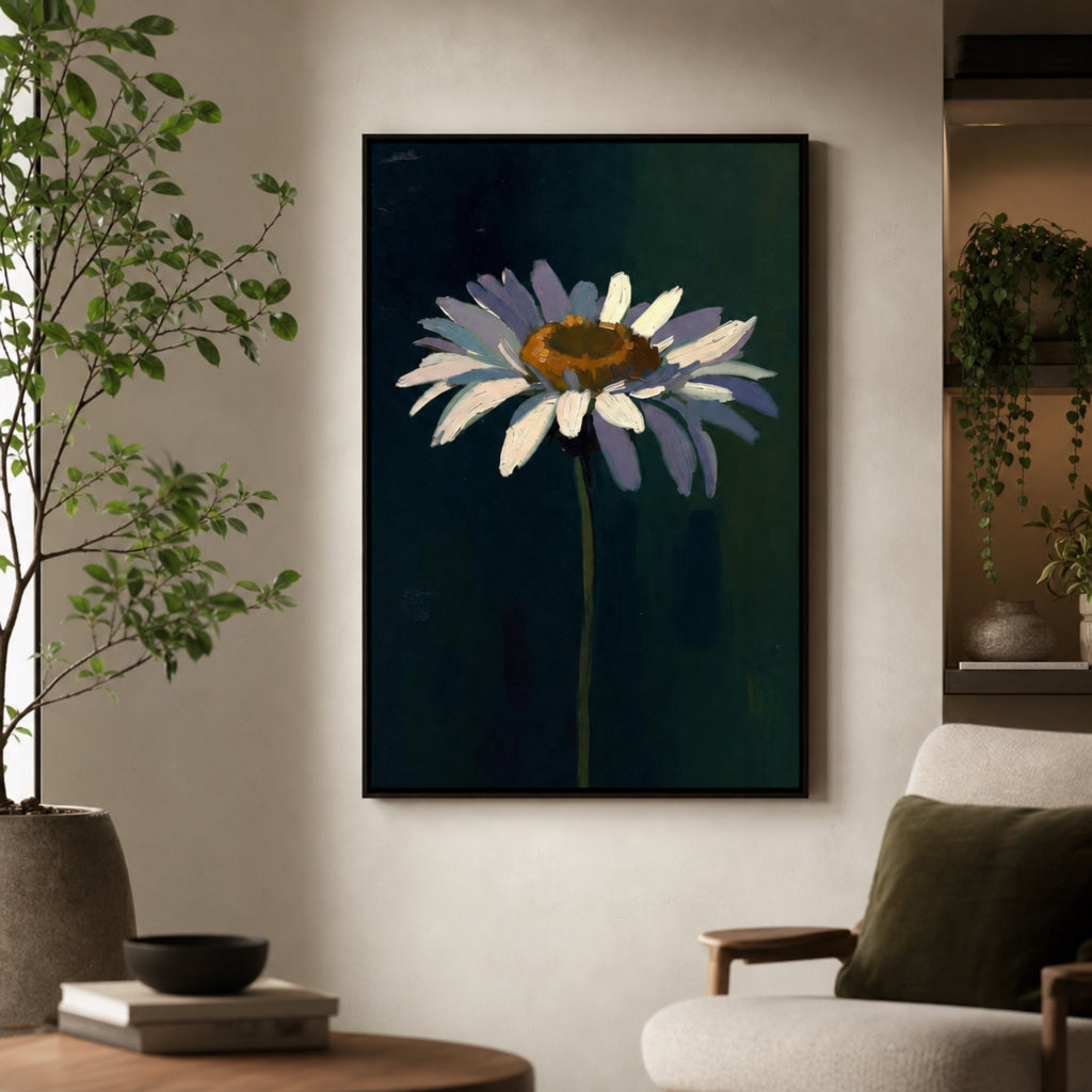 Peinture Fleur Simple pour salon