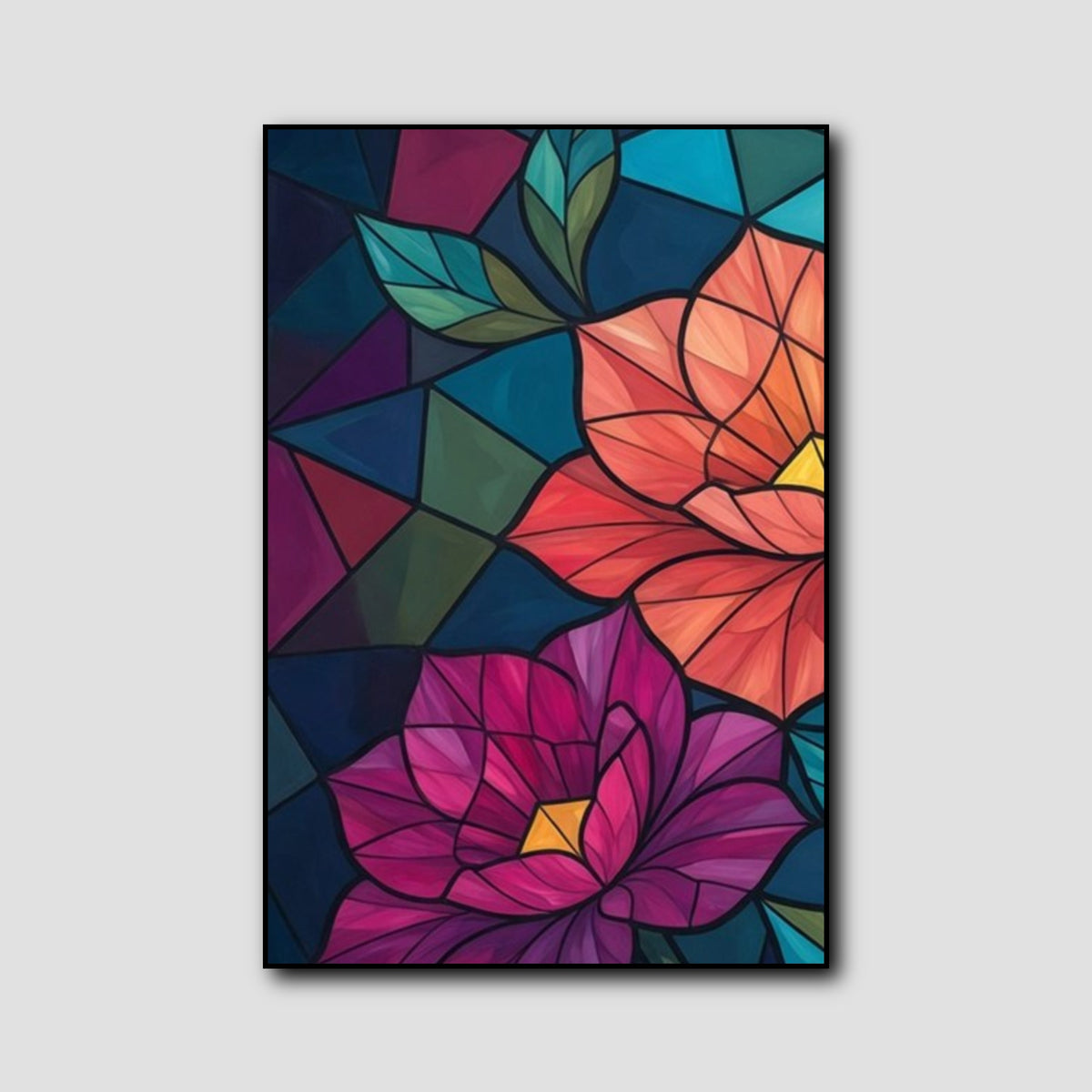 Peinture Moderne Fleurs style 1