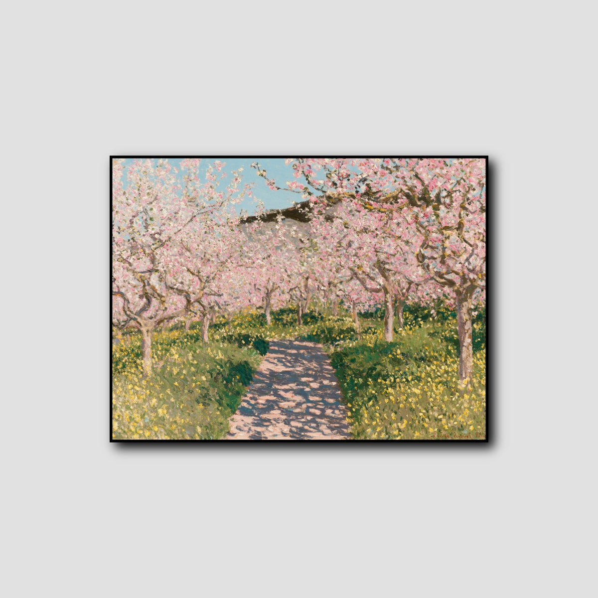Peinture Pommiers en Fleurs style 1