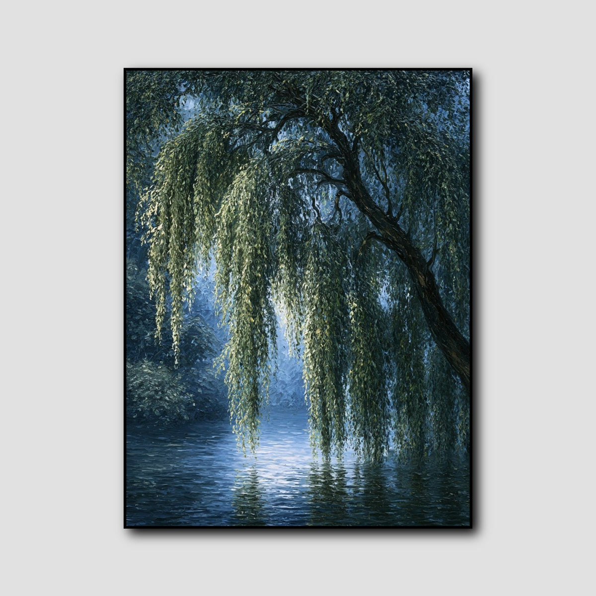 Peinture Saule Pleureur style 1