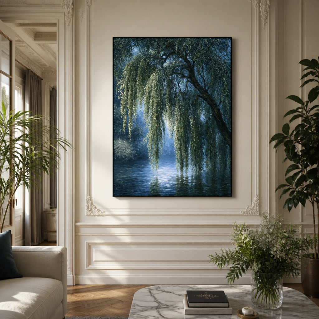 Peinture Saule Pleureur pour salon