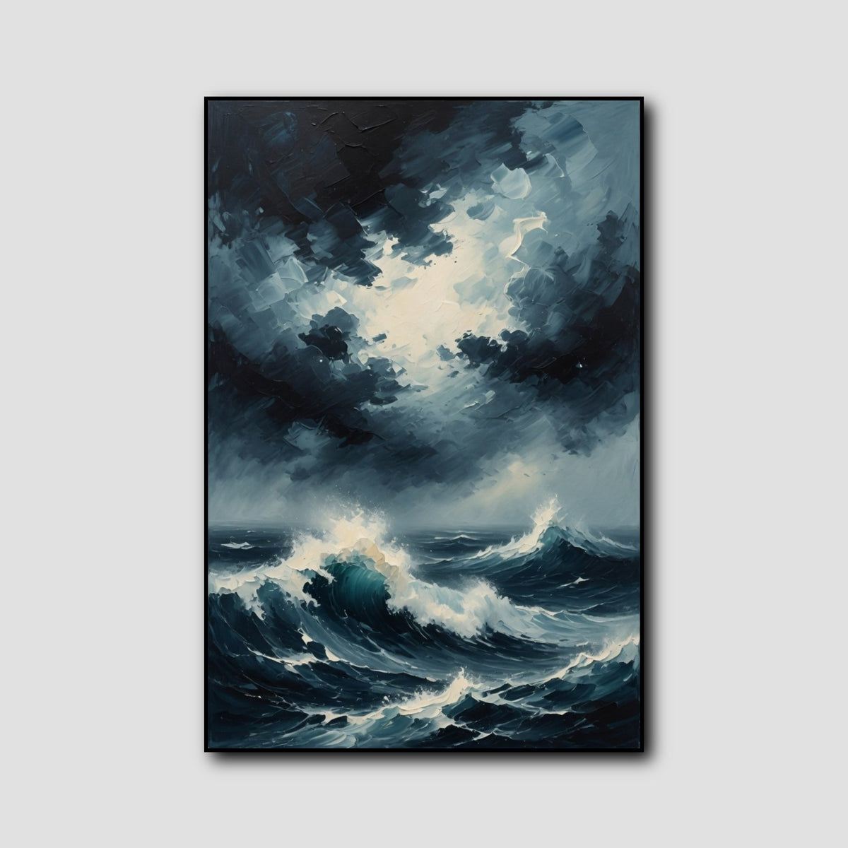 Peinture Tempête en Mer style 1