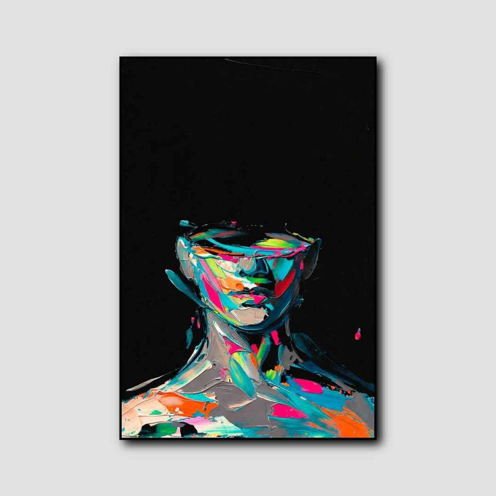 Peinture Visage Abstrait style 1