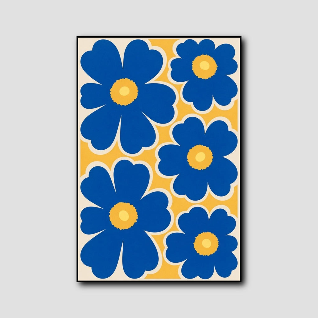 Peinture de Fleurs Abstraite style 1