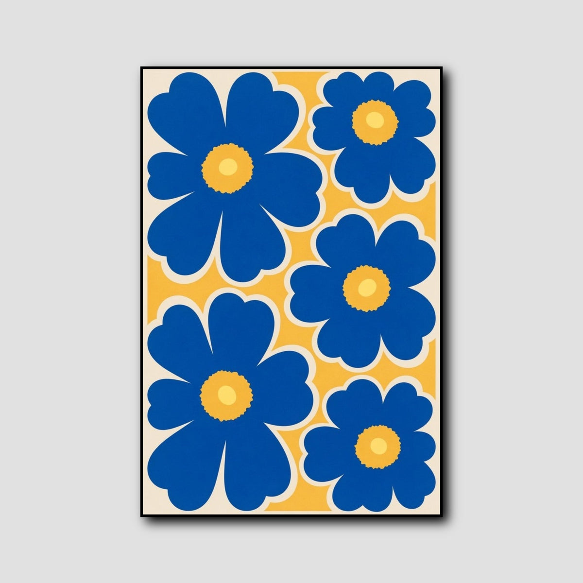 Peinture de Fleurs Abstraite style 1