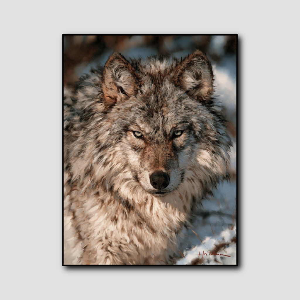 Peinture de Loup Réaliste style 1