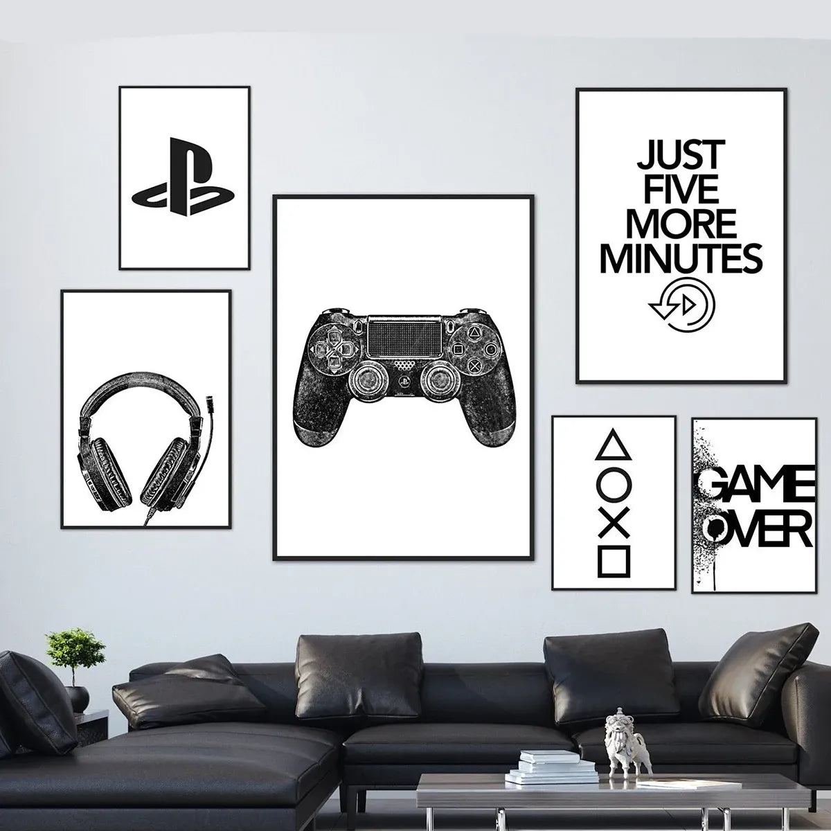 Tableau Manette PlayStation Minimaliste