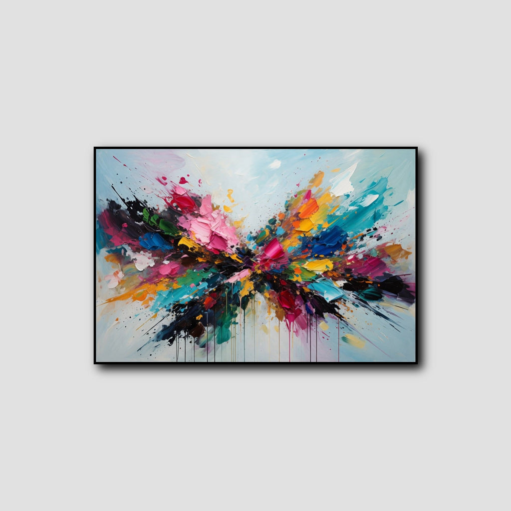 Tableau Abstrait Multicolore style 1