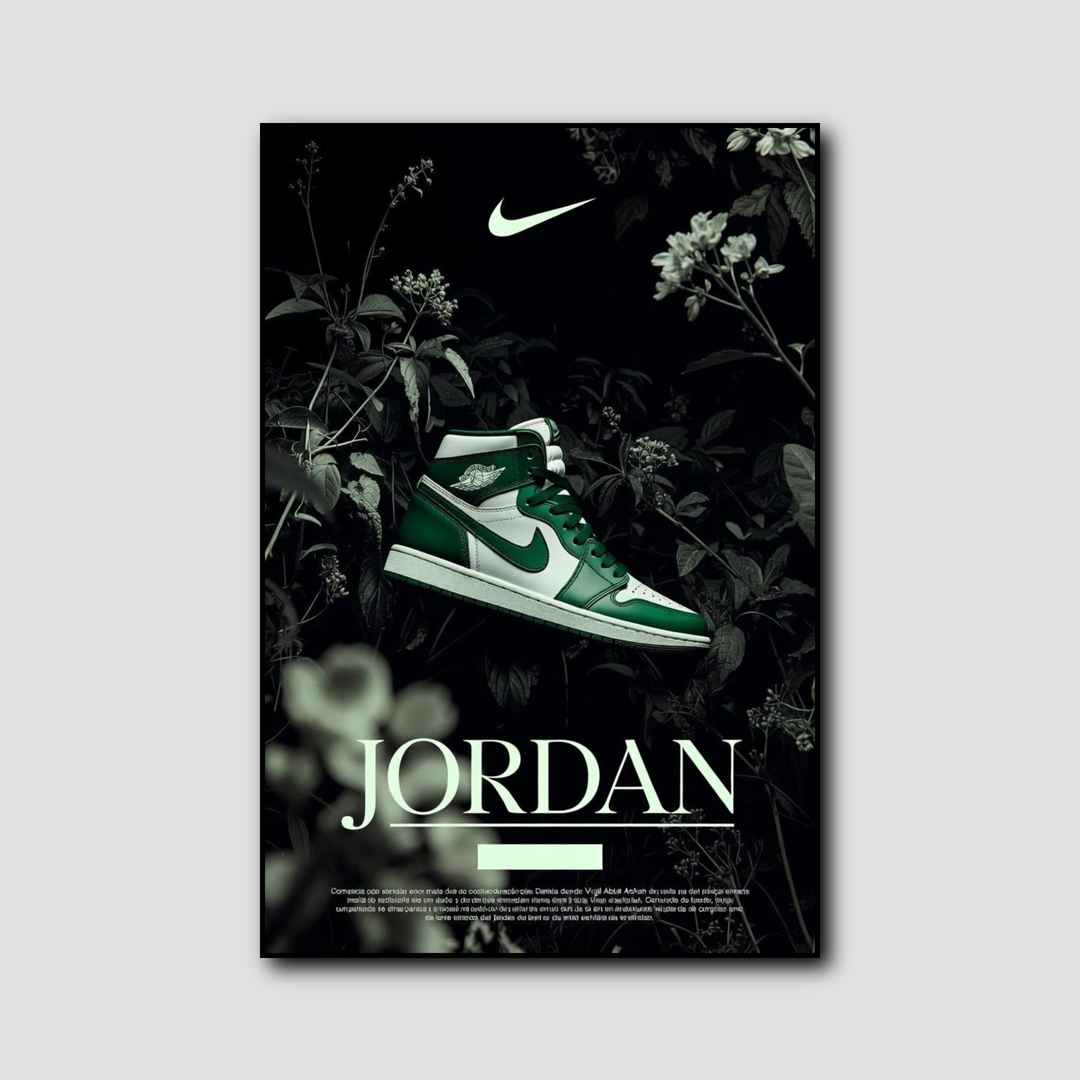 Tableau Air Jordan Kaki style 1
