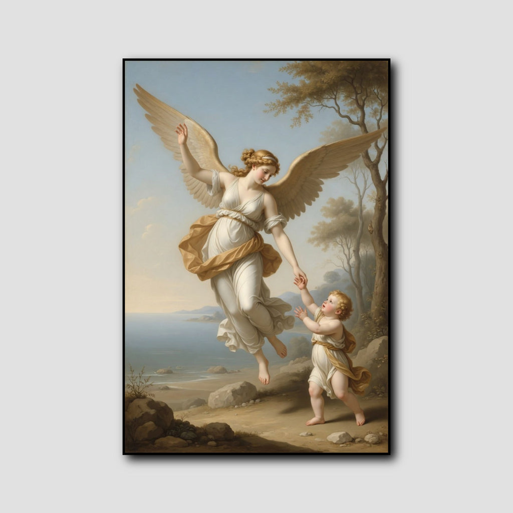 Tableau Ange Gardien style 1