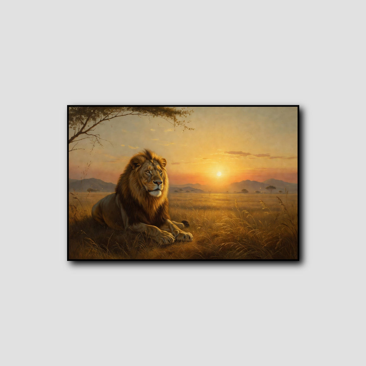 Tableau Animaux Afrique style 1