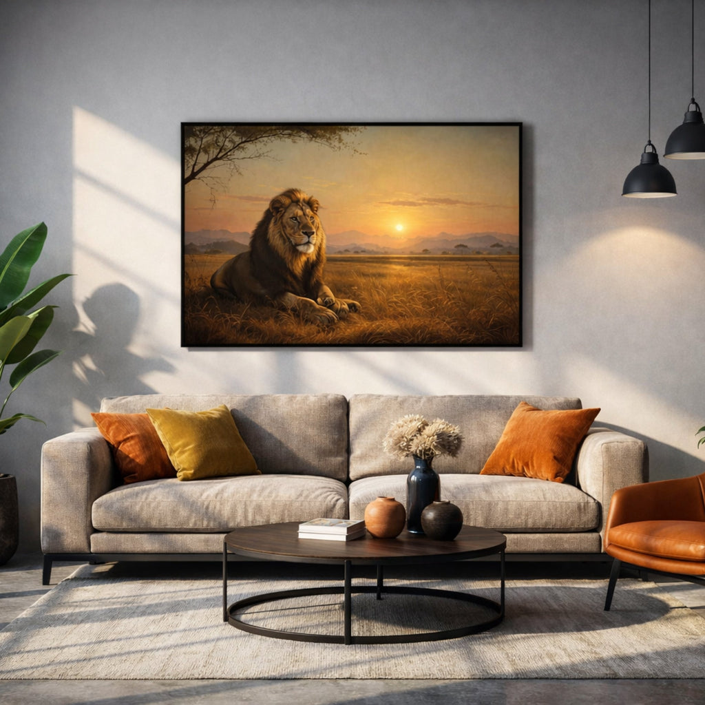 Tableau Animaux Afrique pour salon