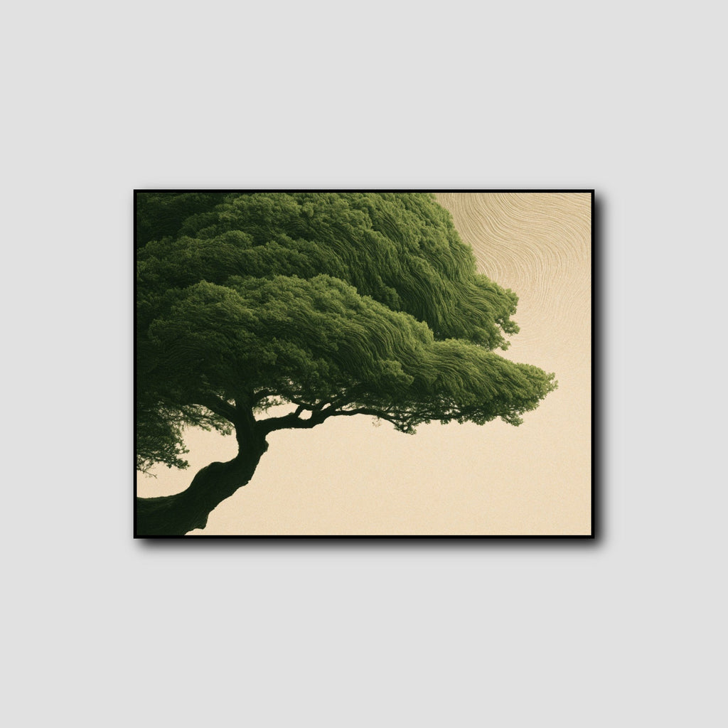 Tableau Arbre Vert style 1