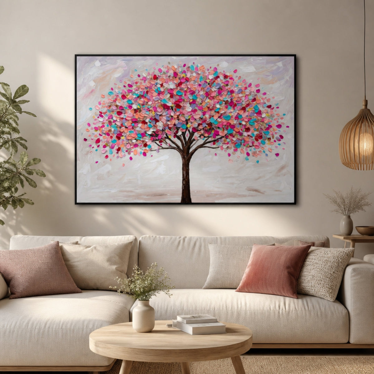 Tableau Arbre de Vie Moderne pour salon