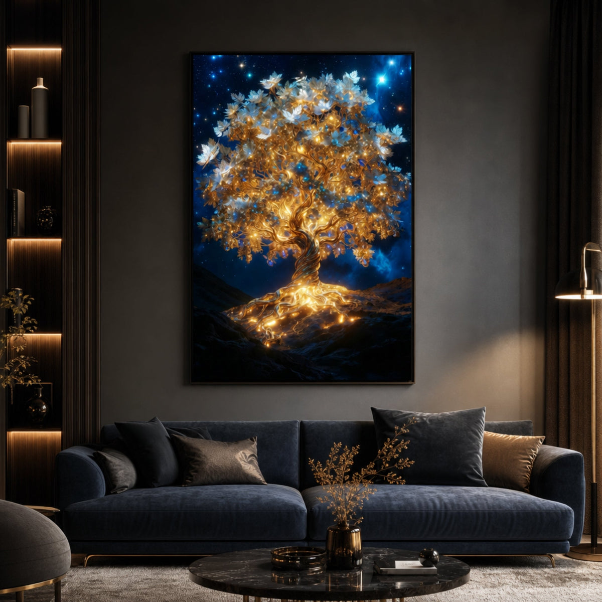 Tableau Arbre de Vie Spirituel pour salon