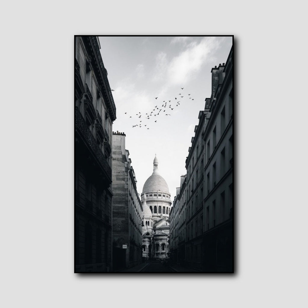 Tableau Architecture Noir et Blanc style 2