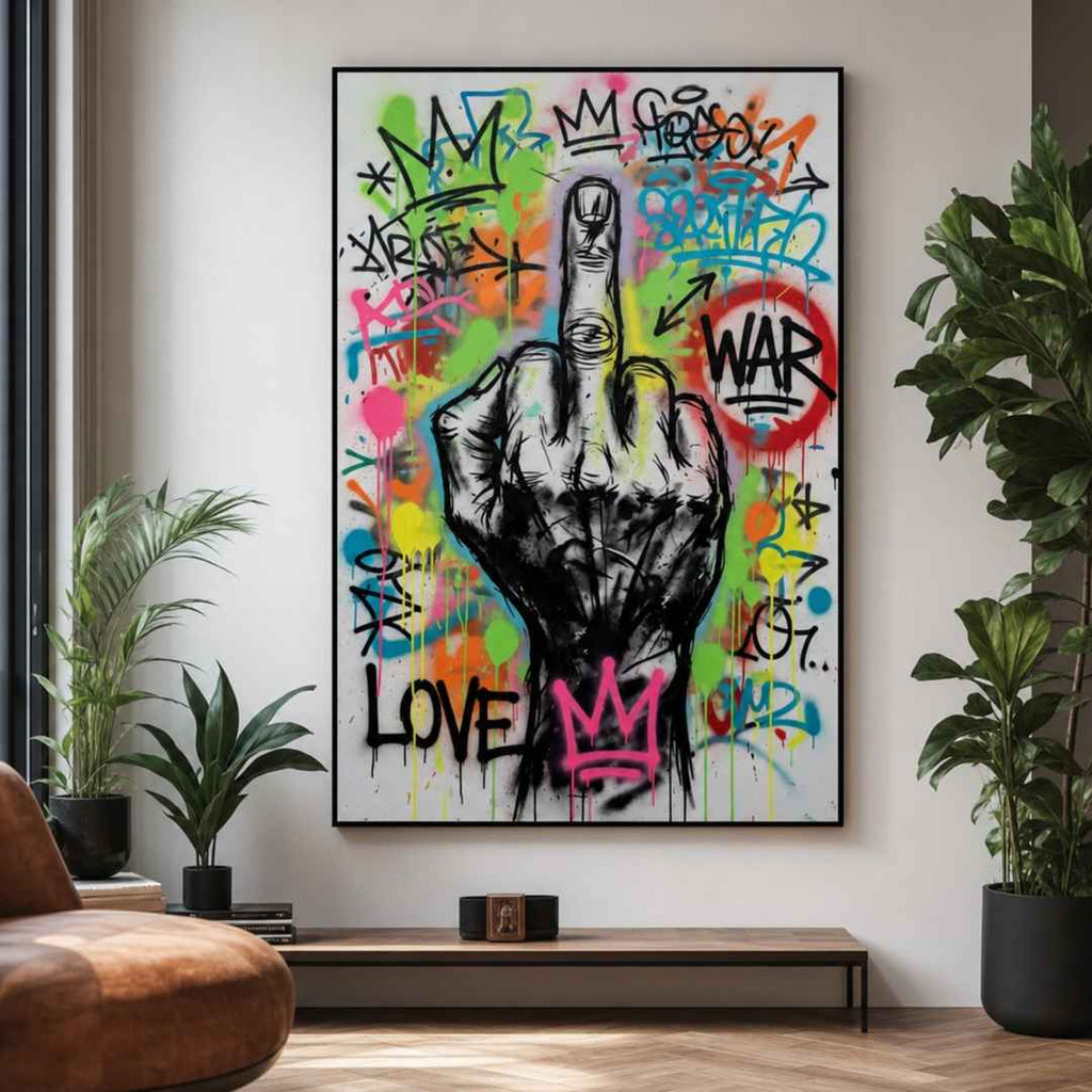 Tableau Art for Peace pour salon