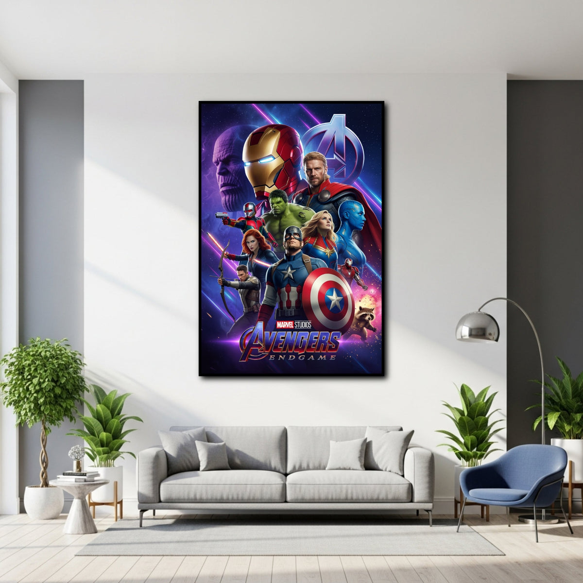 Tableau Avengers End Game pour salon